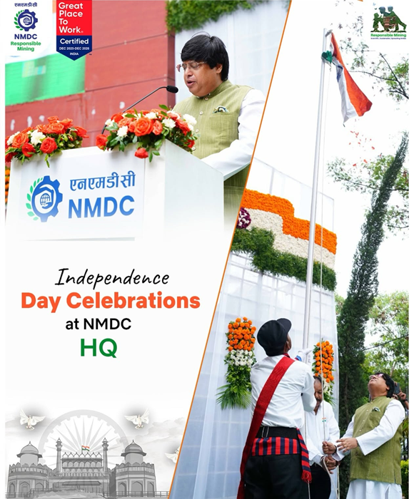 Independence Day celebrations at NMDC